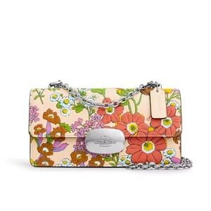 Coach Eliza flap crossbody chain bag